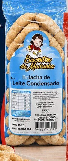 Pacote de Bolacha de Leite Condensado 230g — biscoito artesanal da Biscoitos da Madrinha, Goiânia-GO